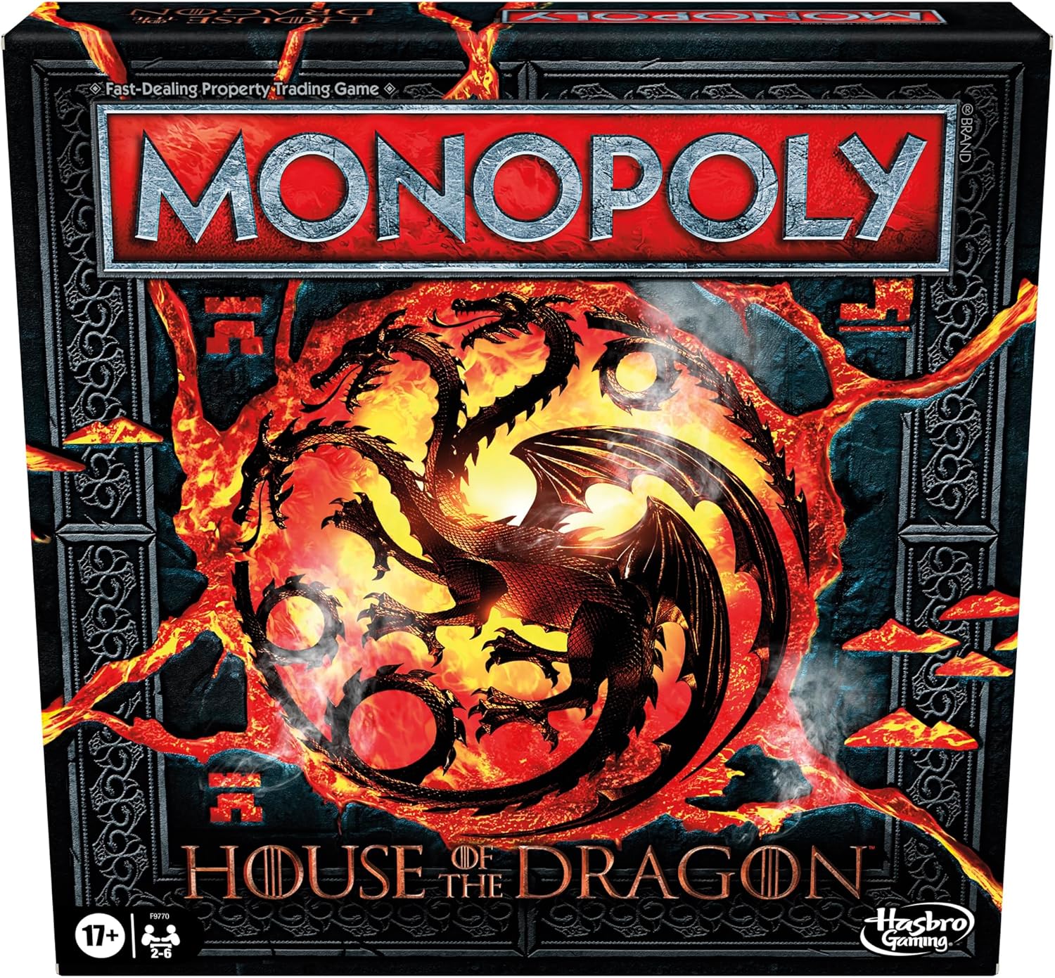 Monopoly House of the Dragon Edition Board Game | Based on the Hit TV Series | Ages 17 and Up | 2 to 6 Players | Strategy Games (Amazon Exclusive)