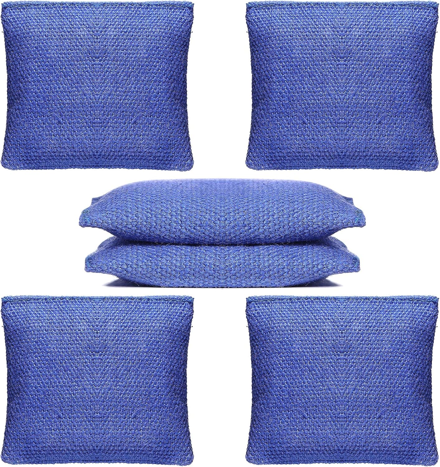 6 Pieces Pattern Weights Fabric Sewing Weight Dressmaking Cloth Weight Canvas Filled Steel Ball Weight Samples Cutting Weight for Sewing Accessories, Paperweight for Writing Drawing (Blue)