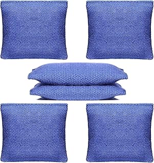 6 Pieces Pattern Weights Fabric Sewing Weight Dressmaking Cloth Weight Canvas Filled Steel Ball Weight Samples Cutting Weight for Sewing Accessories, Paperweight for Writing Drawing (Blue)
