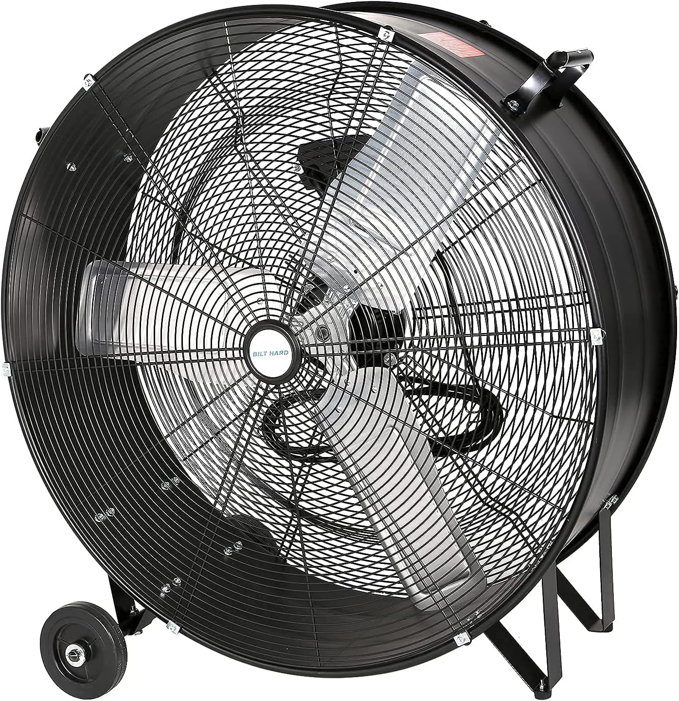 BILT HARD 13000 CFM 30" High Velocity Drum Fan, 2-Speed Heavy Duty Industrial Shop Fan for Commercial, Garage, Warehouse, Workshop, Factory and Basement- UL Listed