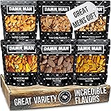 Nuts Gift Basket for Men - 6 Delicious Flavors, Unique Gift for Men, Birthday Gifts for Men, Dad, Husband - Food Gift Basket, Gourmet Mixed Nut Snack Box, Great Mens Gifts