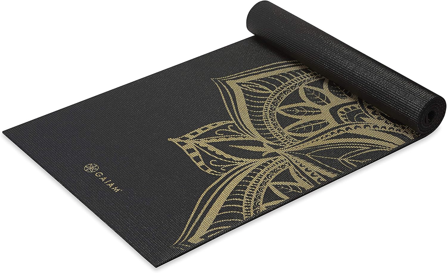 Gaiam Premium Yoga Mat, 6mm Thick Print Mat
