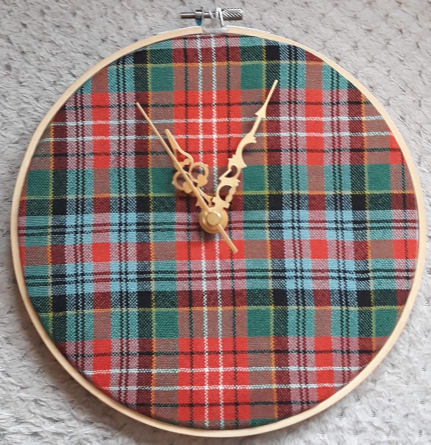 Ancient Caledonia tartan 8Inch Wall Clock