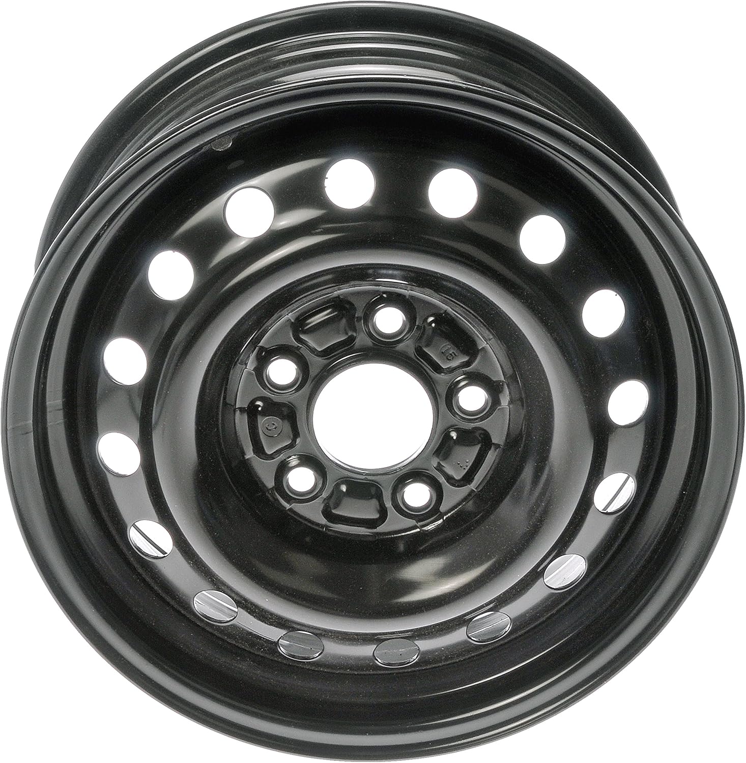 Dorman 939-196 15 x 6 In. Steel Wheel Compatible with Select Hyundai / Kia Models, Black