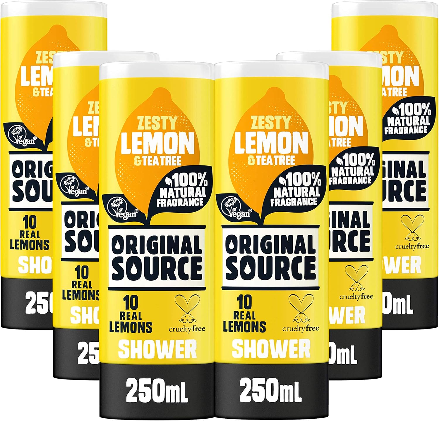 Original Source Lemon & Tea Tree, 6x250ml