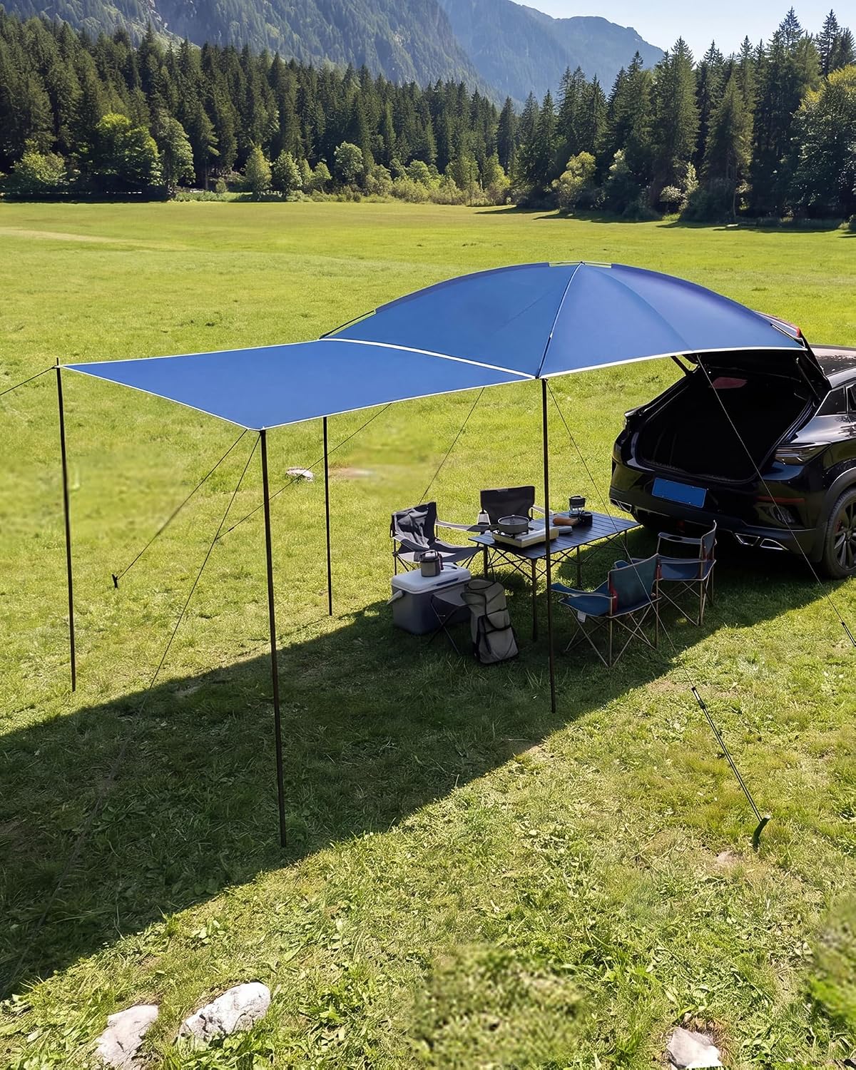 Car Canopy Car Tent, Camper Awning, Tailgate Awning for SUV/Van/MPV
