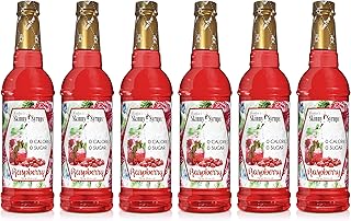 Jordan's Skinny Gourmet Syrups Sugar Free, Raspberry, 25.4-Ounce (Pack of 6)