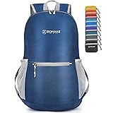 ZOMAKE Ultra Lightweight Hiking Backpack 20L, Packable Small Backpacks Water Resistant Daypack for Women Men(Navy Blue)