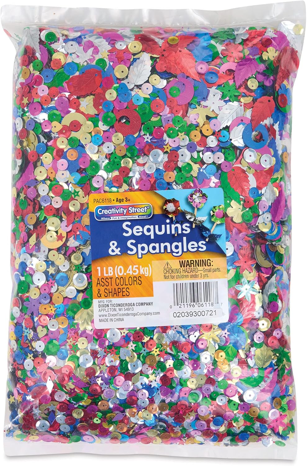 Sequins and Spangles Extra Large Bag - 1 lb - Assorted Colors and Styles