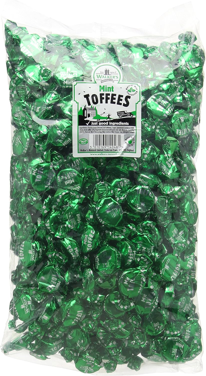 Walkers Nonsuch Mint Toffees, 2.5 kg