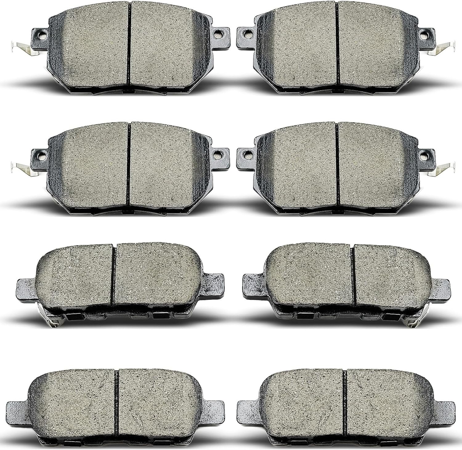 Front Rear Ceramic Brake Pads Fit For Nissan Altima 2005-2006,For Maxima 2004-2008,For Murano 2003-2007 2009-2012