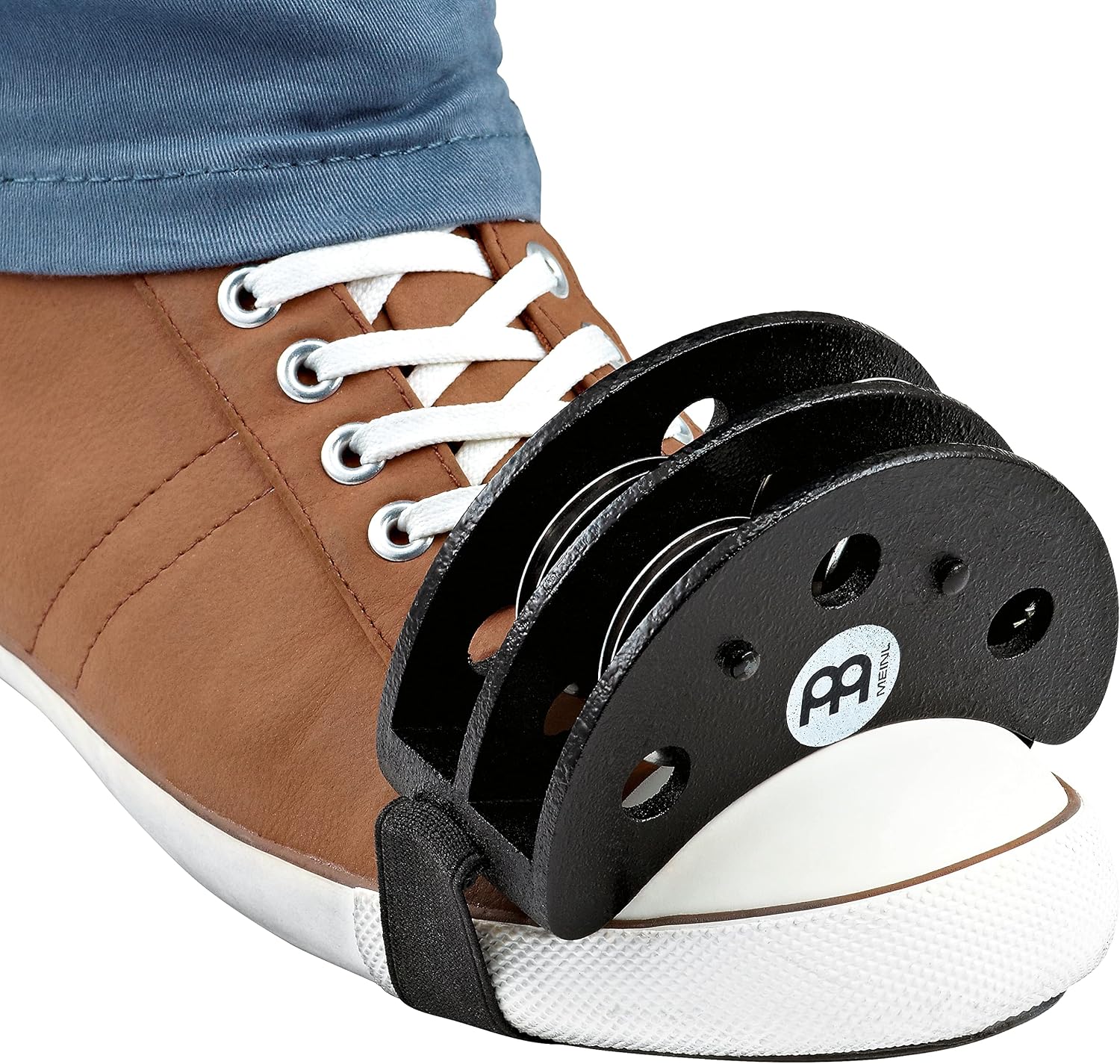 Meinl Percussion Foot Tambourine — NOT MADE IN CHINA Drum Accessory