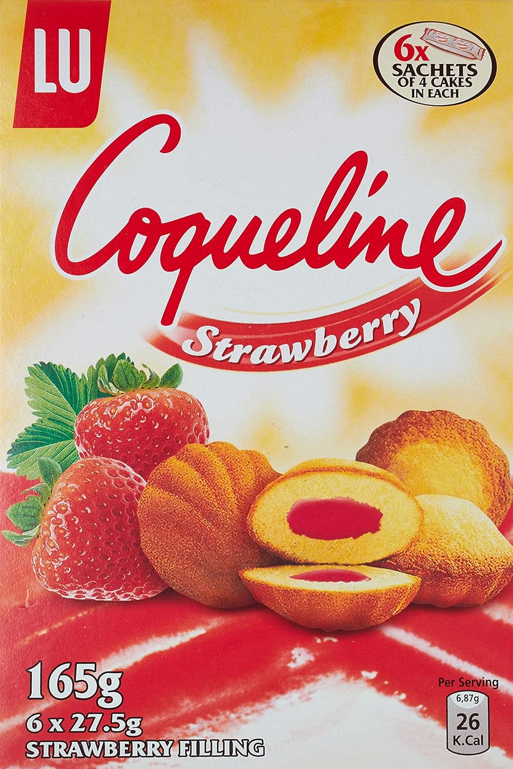 LU Coqueline Fraise 165g