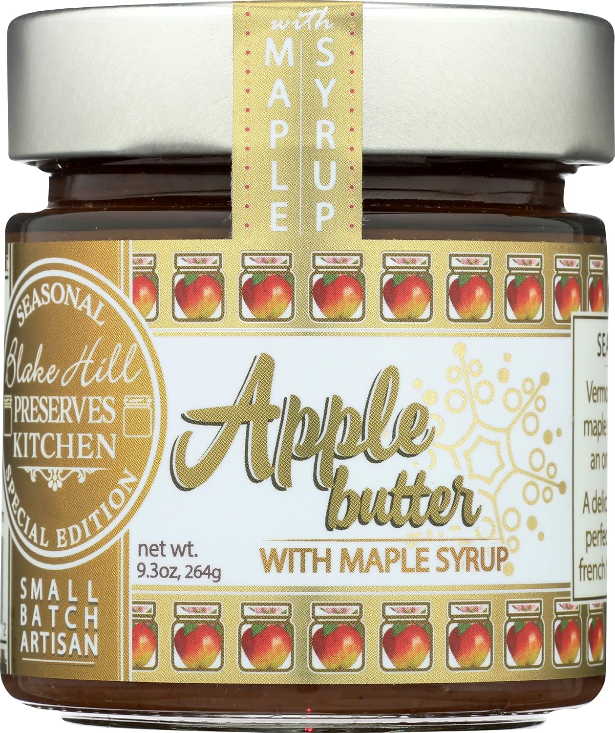 BLAKE HILL PRESERVES Apple Butter With Maple Syrup, 10.8 OZ