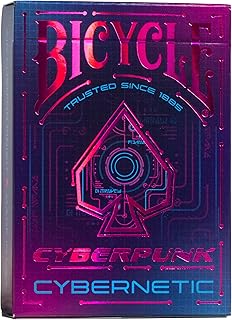 Bicycle Cyberpunk Cybernetic Premium Playing Cards, 1 Deck