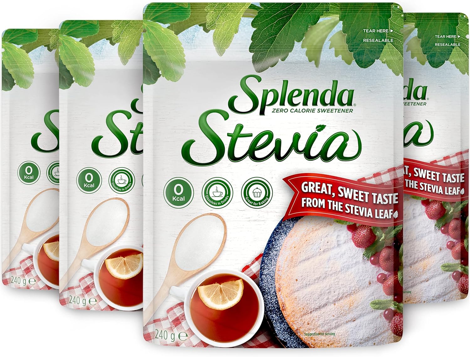 Splenda Stevia No Calorie Sweetener For Baking - 240G