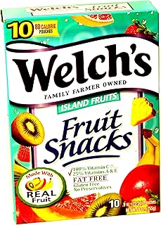 Welch's, Fruit Snacks Island Fruits, 9 Ounce