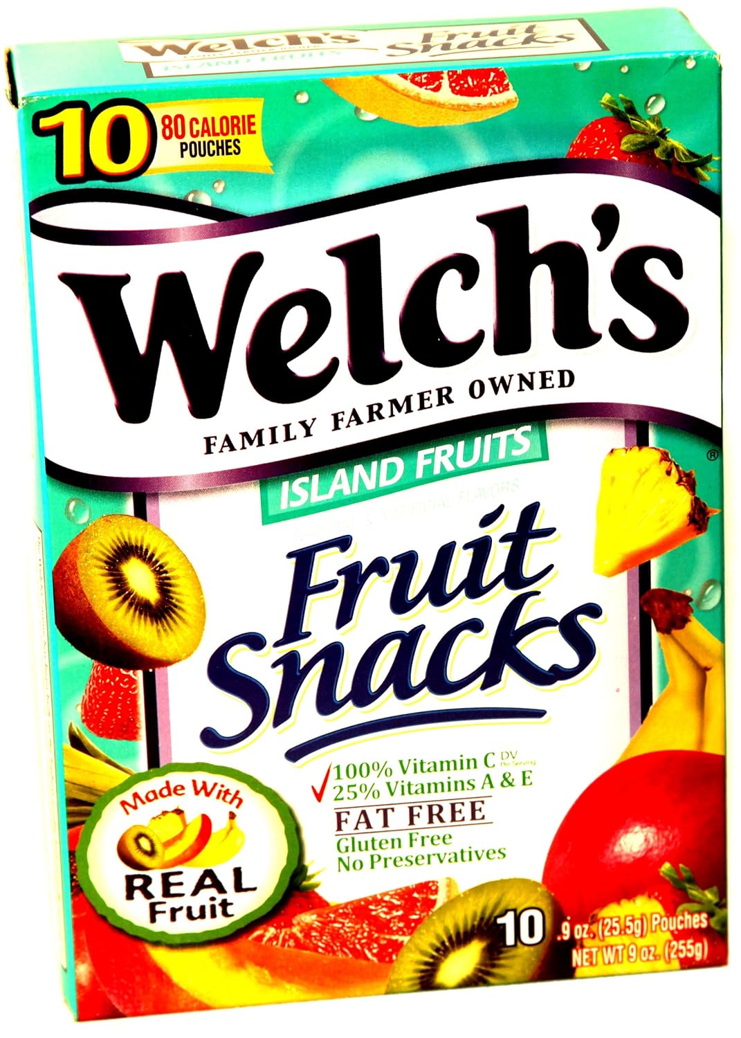Welch's, Fruit Snacks Island Fruits, 9 Ounce