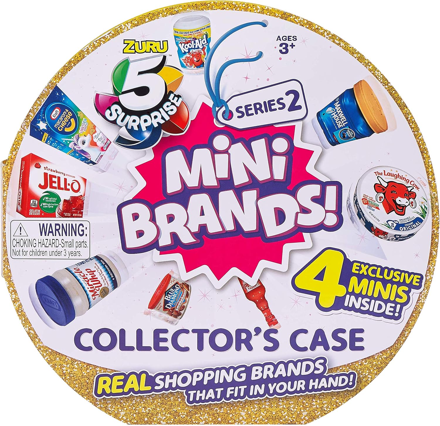 5 Surprise Mini Brands Collector's Case Series 2 (Comes with 4 Exclusive Minis) by ZURU, 7785