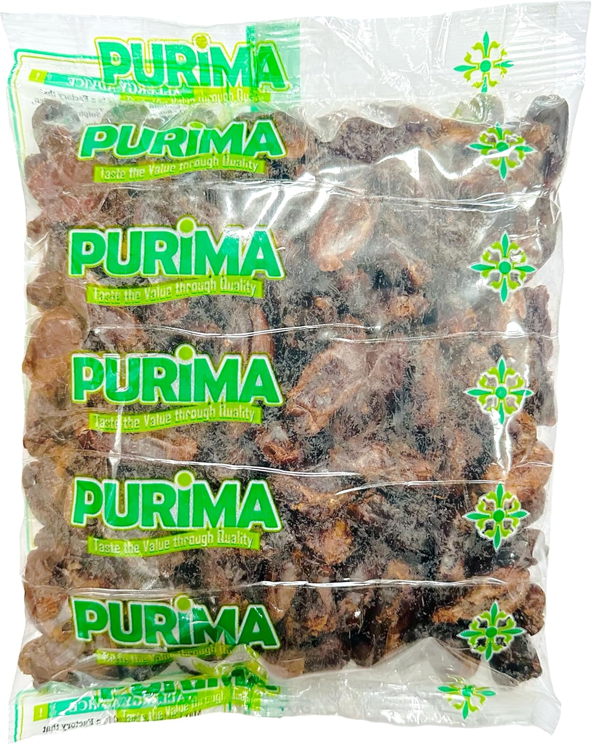 Pitted Dates 1Kg – Natural Raw Dried No Added Sugar Whole Sun Dry Sweet Fruit Dehydrated Unsweetened - Bulk Ready to Eat - Edible For Human - Snack Baking Cooking (Packaging May Vary) PURIMA