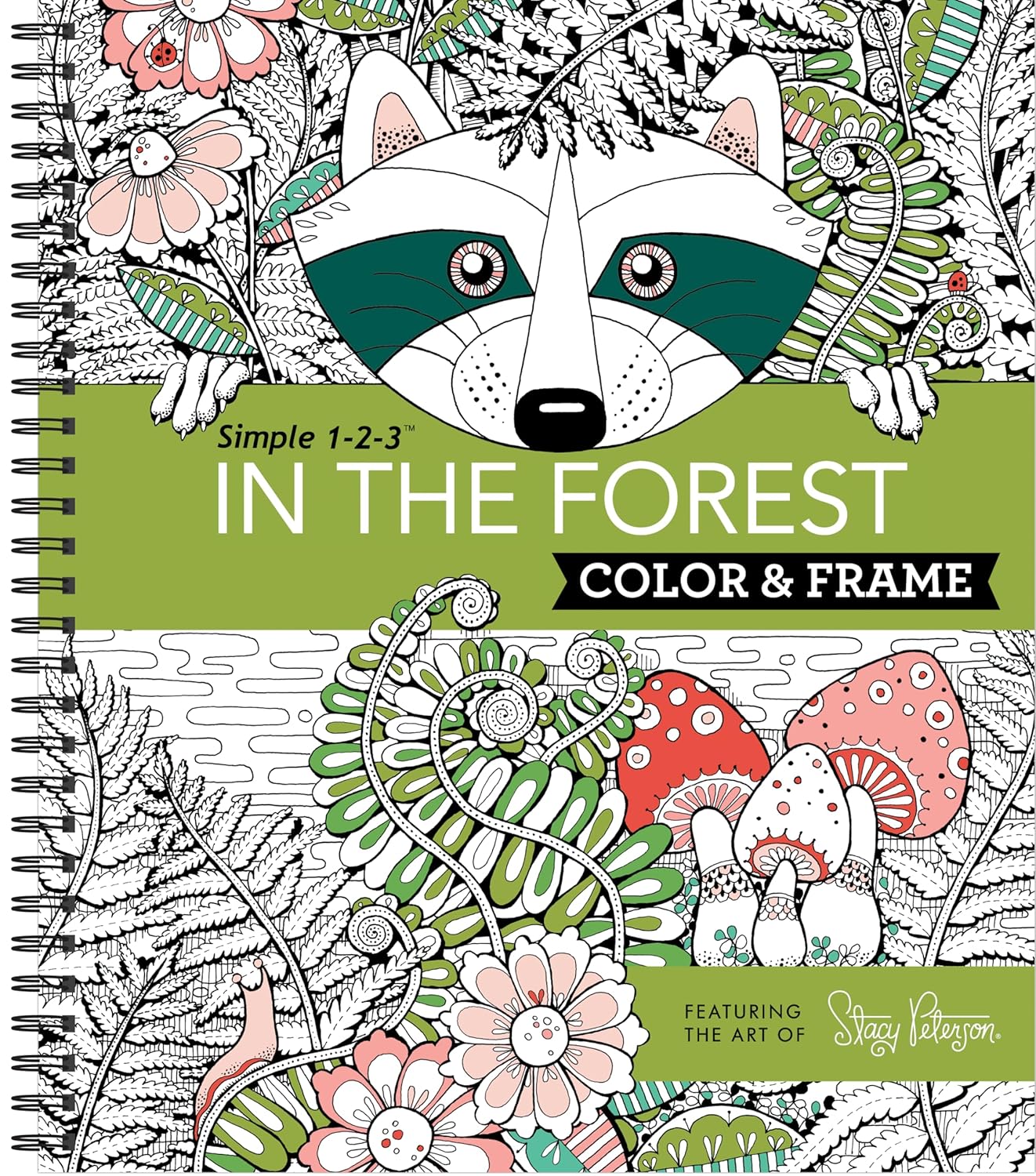 Color & Frame - In the Forest (Adult Coloring Book)