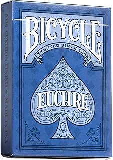 Bicycle Euchre Playing Card Deck - 9 Through Ace - Double Deck, Blue