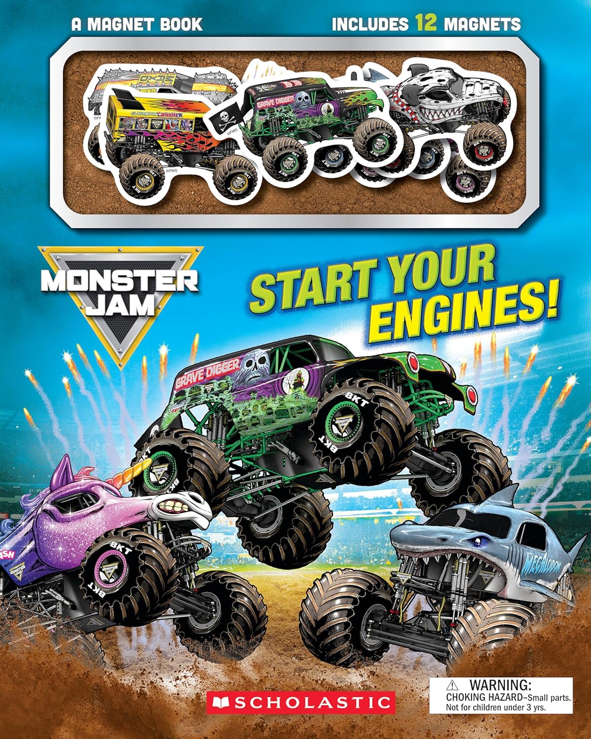 Monster Jam: Start Your Engines! a Magnet Book