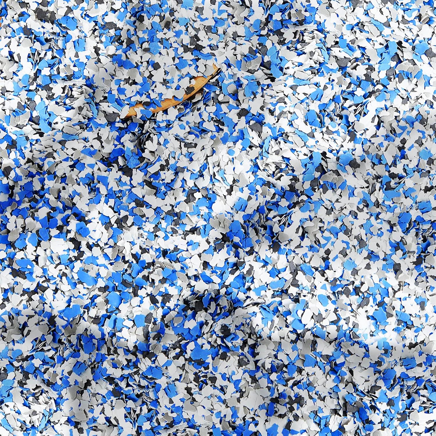 Fabbay 12.4 lb Epoxy Garage Floor Coating Paint, Includes Black, White, Blue, Gray Decorative Color Chips for Garage Floor, Wall Interior and Exterior House Paint