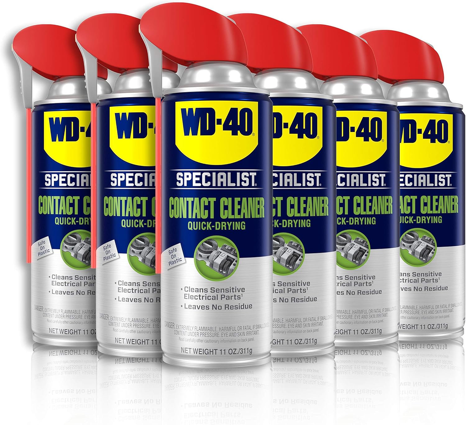 WD-40 Specialist Contact Cleaner Spray, 11 oz. [6-PACK]
