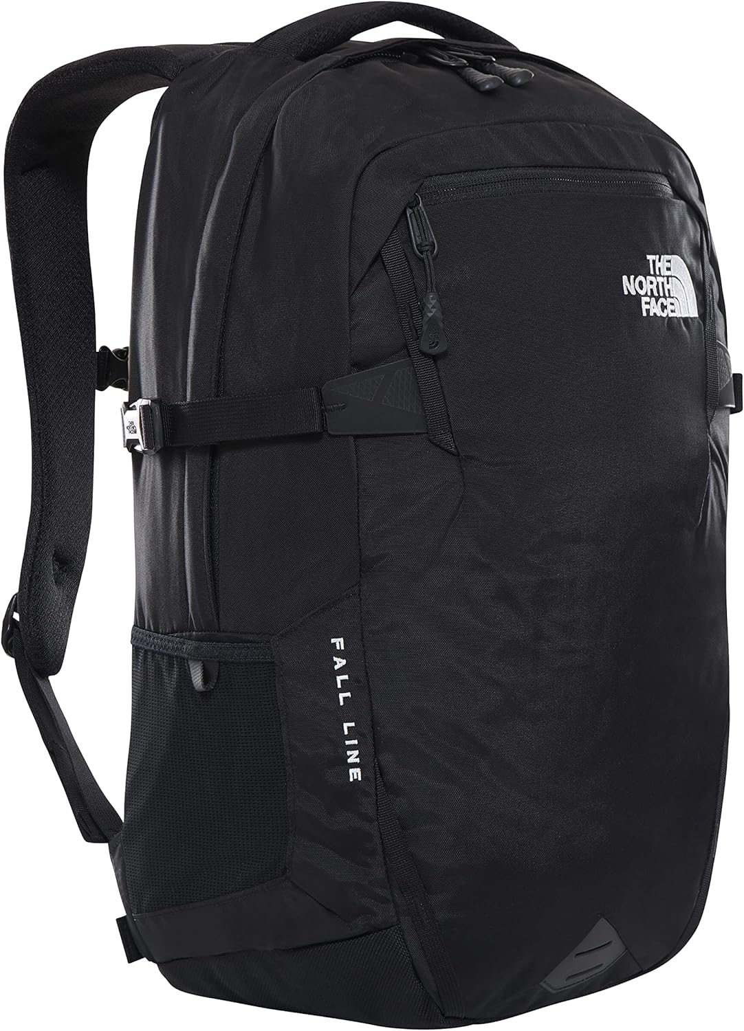 THE NORTH FACE - Fall Line Backpack - Reflective Backpack for School, Work and Travel with Fleece-Lined Laptop Sleeve - TNF Black