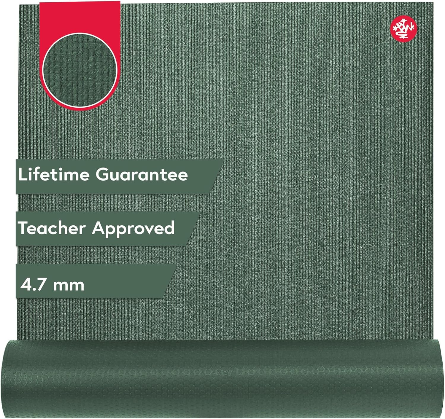 Manduka PROlite Yoga Mat - 4.7mm | Lifetime Durability | Hygienic Construction | Teacher Approved