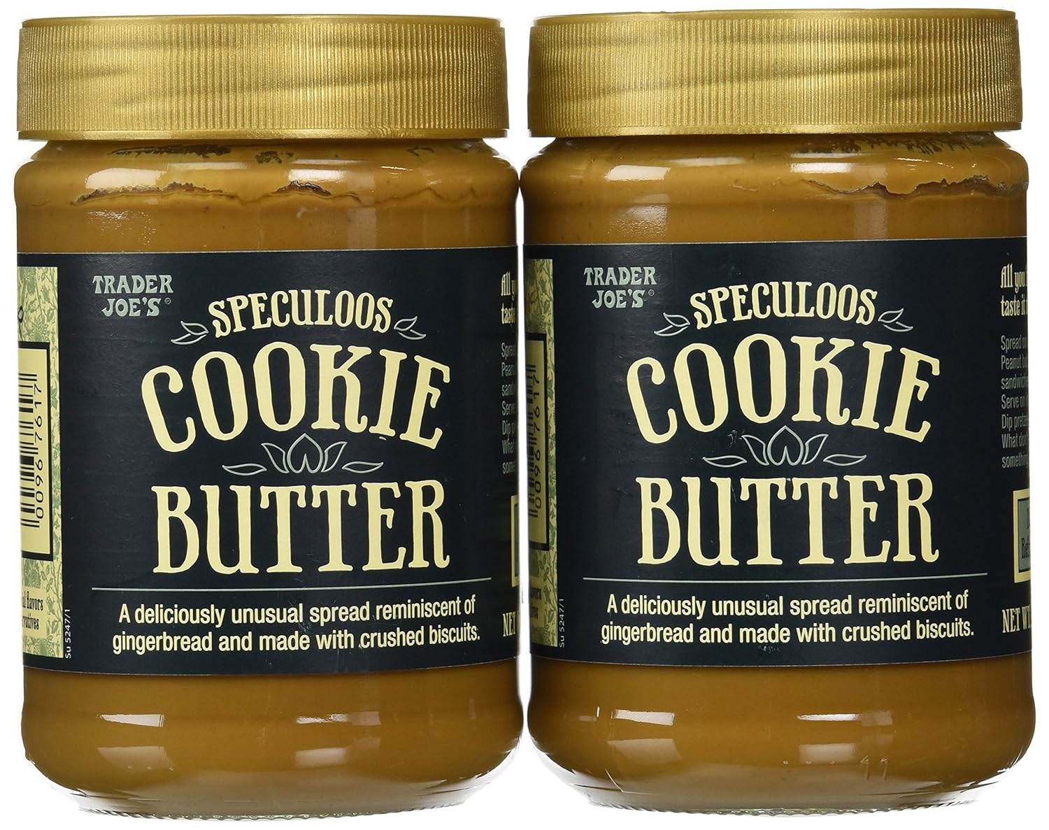 Trader Joe's Speculoos Cookie Butter 14.1 Oz (Pack of 2)