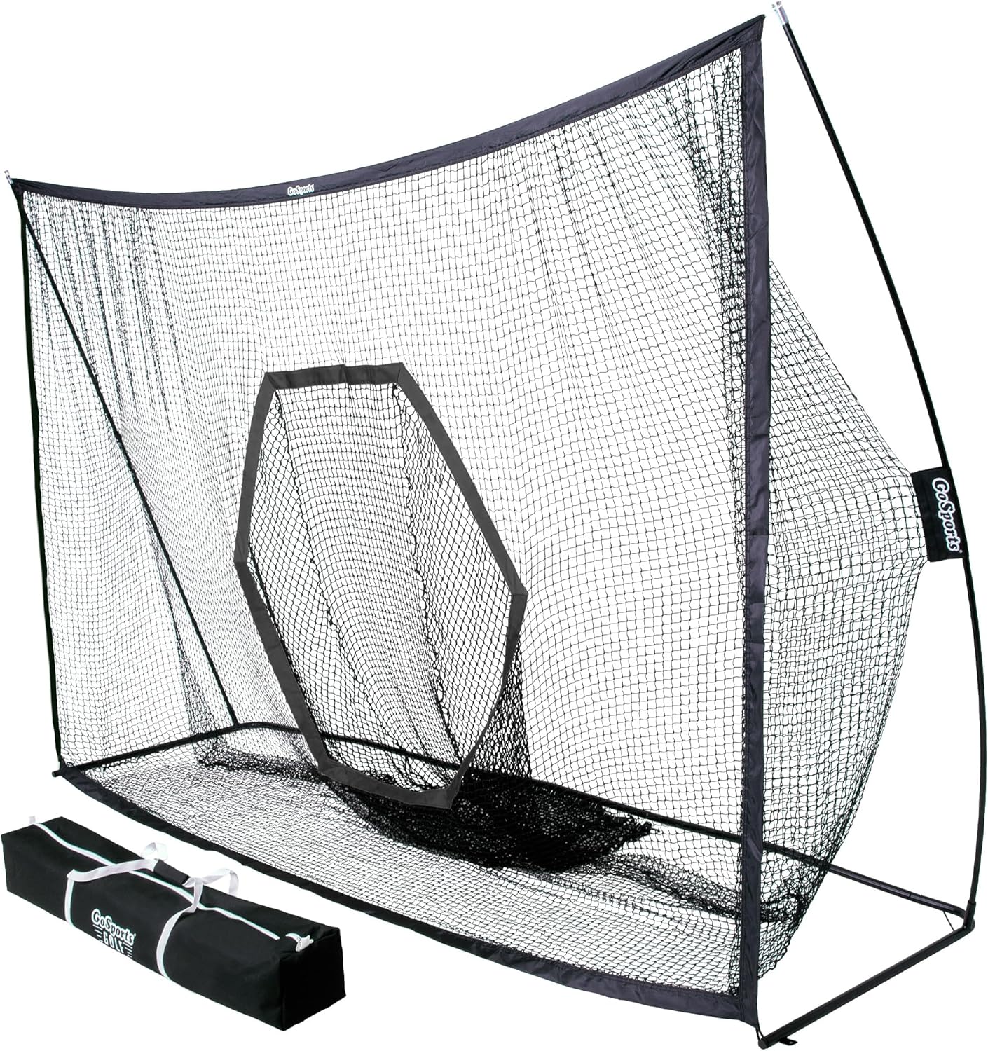 GoSports Golf Practice Hitting Net - Choose Between Huge 10 x 7 ft or 7 x 7 ft Nets - Personal Driving Range for Indoor or Outdoor Use - Designed by Golfers for Golfers