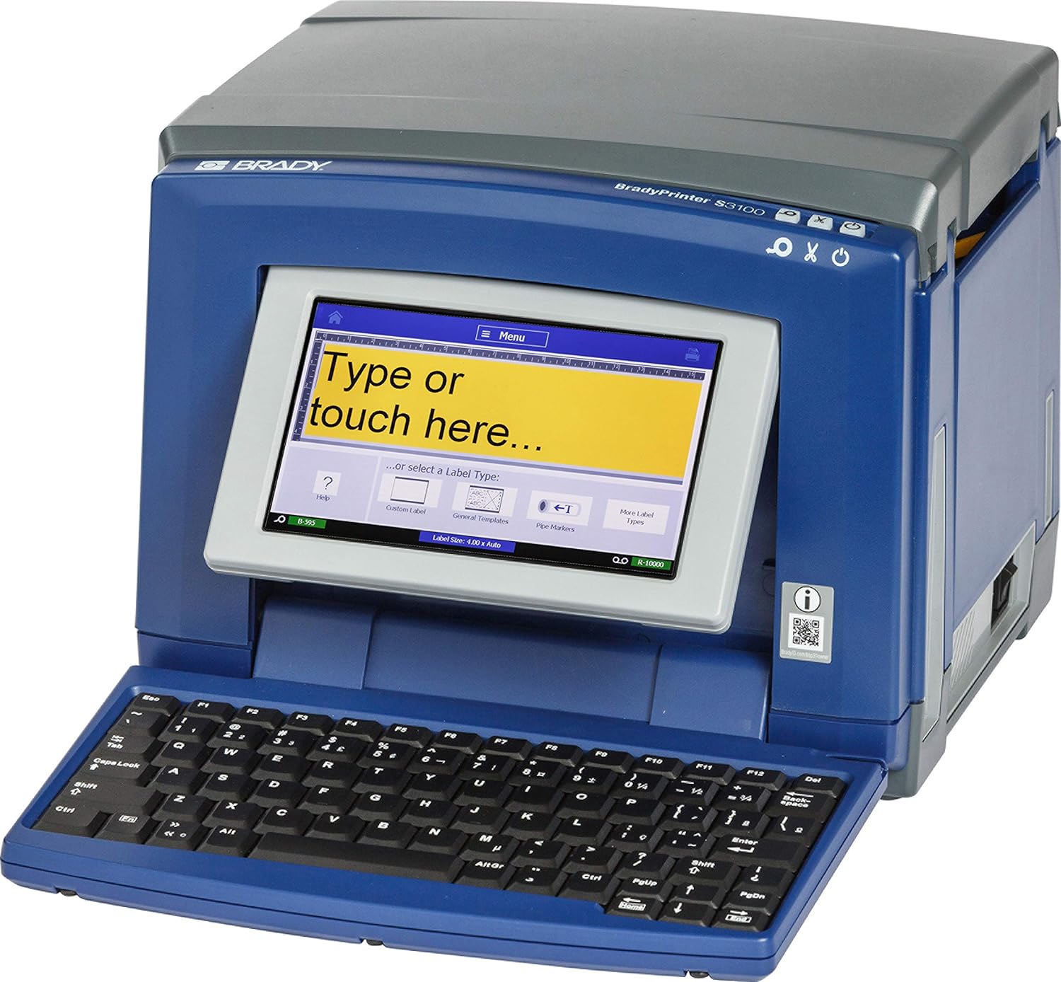 Brady S3100 Sign and Label Printer with Workstation Safety and Facility ID Software - Prints Industrial Labels and Facility Signs (S3100-W)