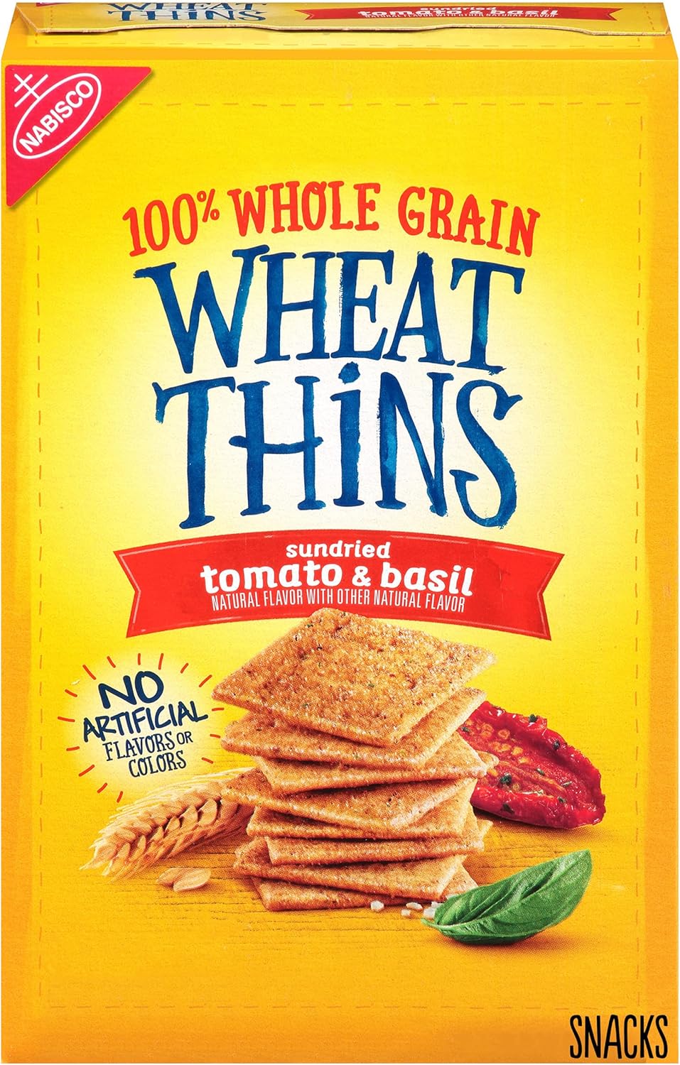 Nabisco Wheat Thins Sundried Tomato & Basil Snacks, 9 Oz.