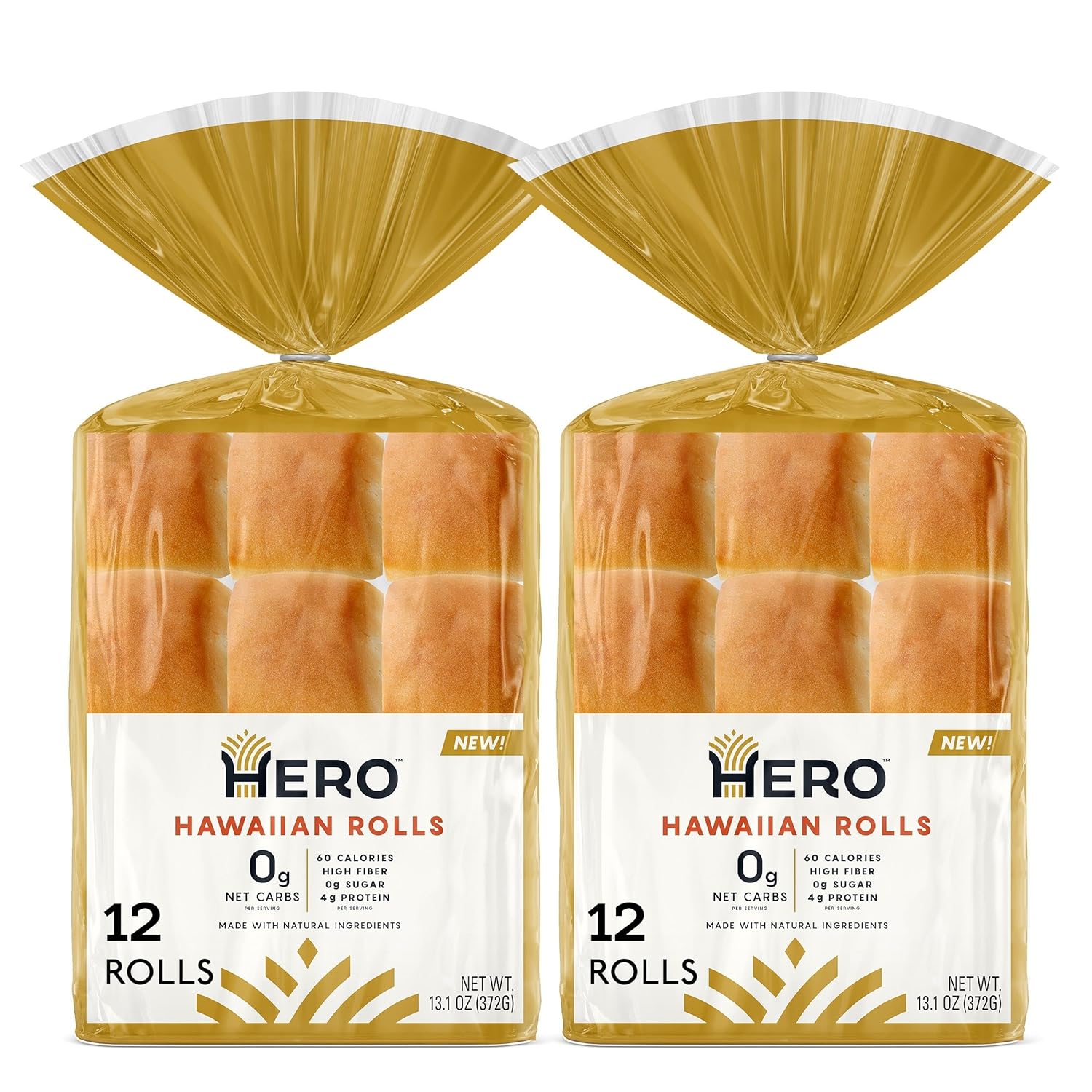 Hero Hawaiian Rolls (2 Packs of 12)