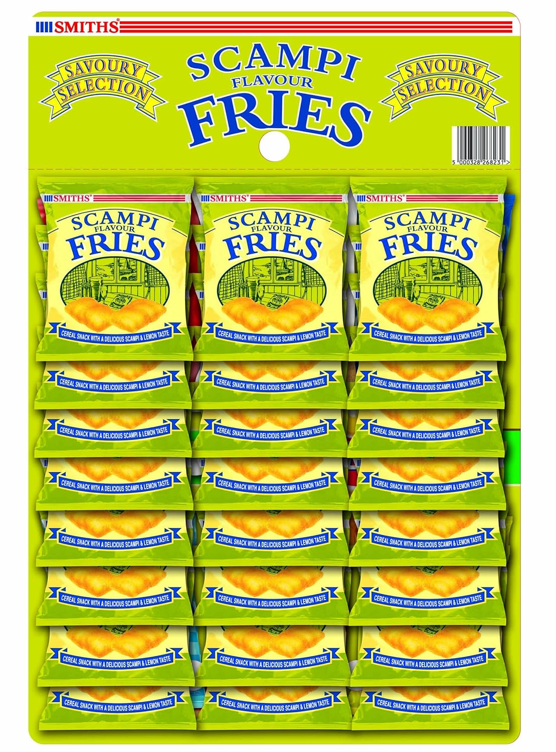 Smiths Pub Card Bundles Bacon Scampi Fries 24 x 24g (48 x Scampi Fries)