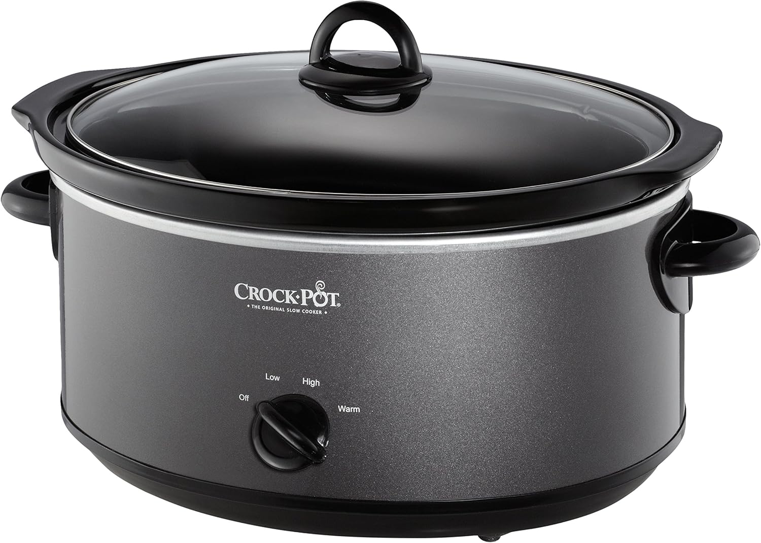 Crockpot SCV700-CH-BR Slow Cooker 7 quarts Charcoal