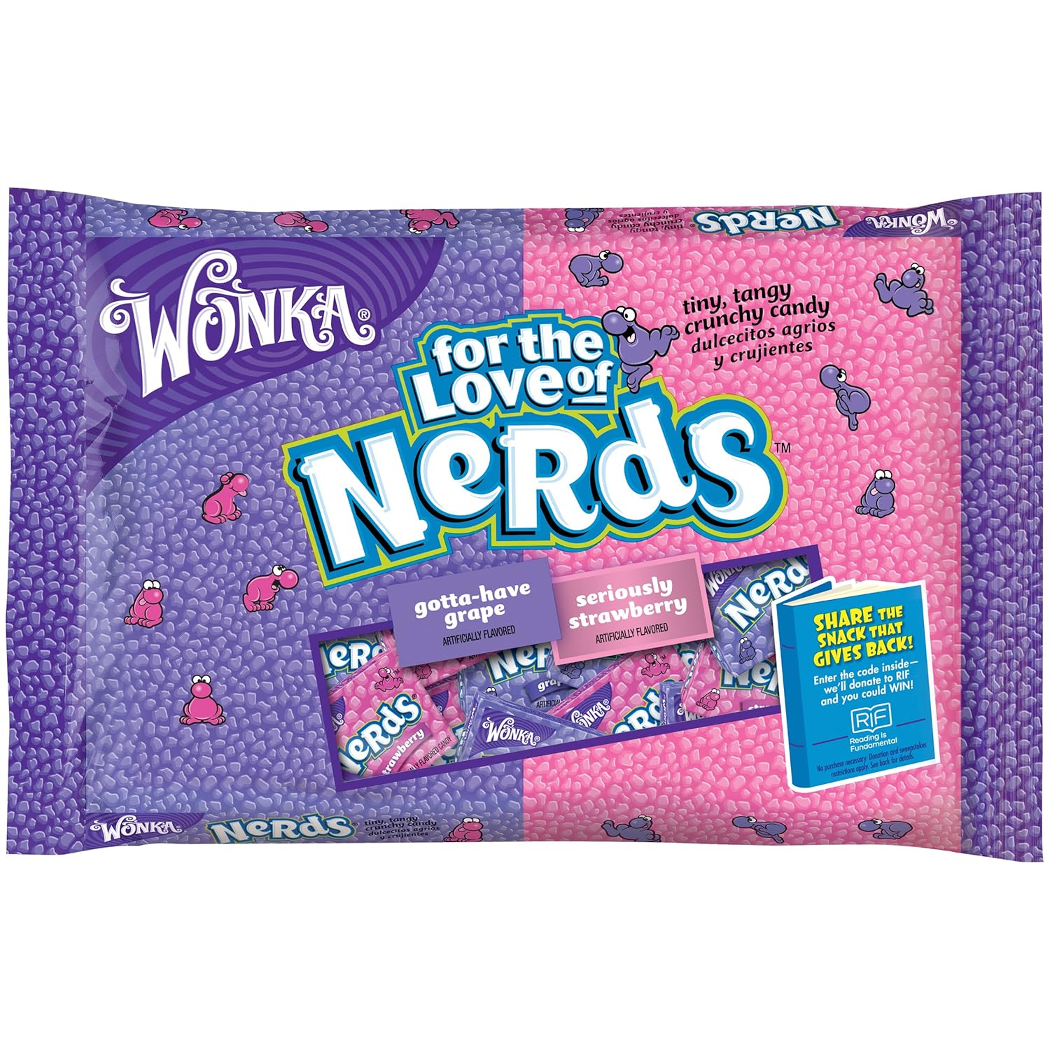 Nerds Grape & Strawberry, 12 oz Bag