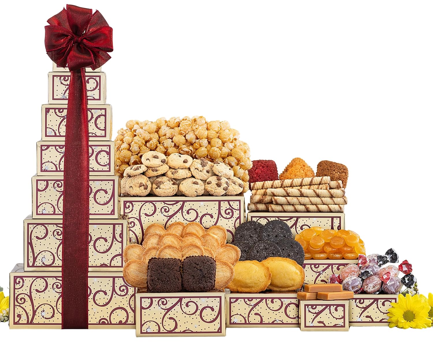 Wine Country Gift Baskets the Tower of Sweets Gift Tower