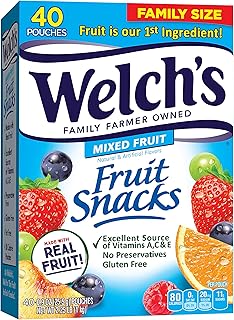 Welch's Mixed Fruit, 0.9 oz, 40 Ct