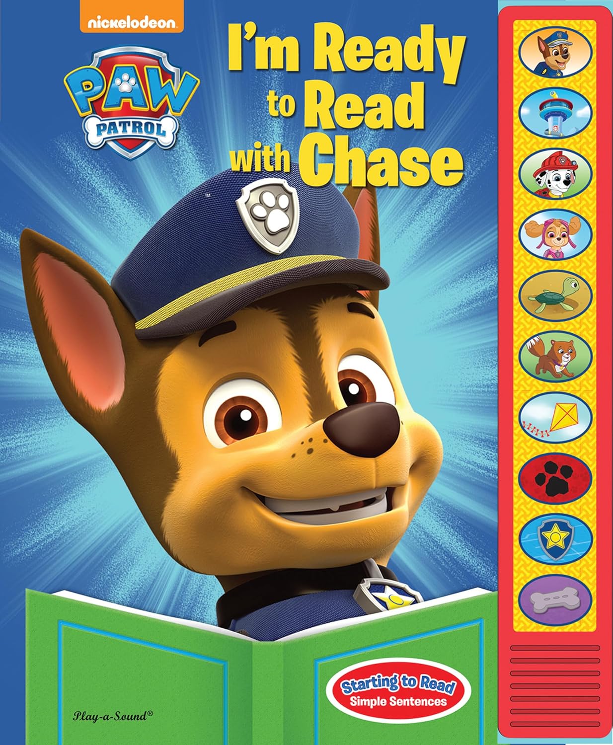 Paw Patrol - I'm Ready To Read with Chase Sound Book - Play-a-Sound - PI Kids