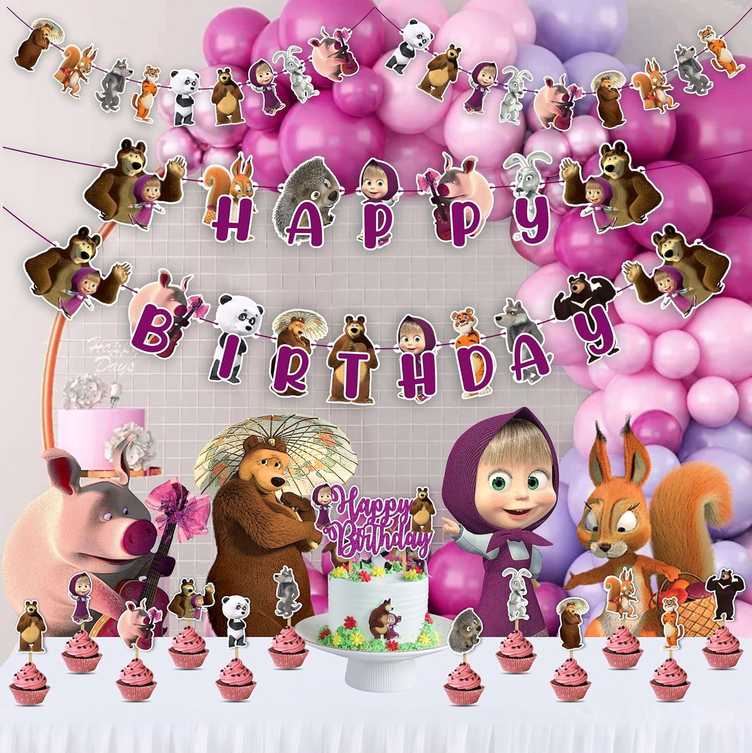 Seyal® Maasa and ber Theme Birthday Party Supplies