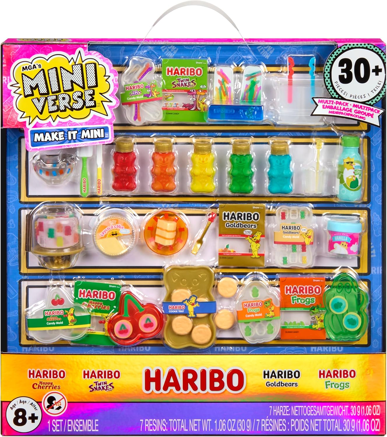 MGA's Miniverse Make It Mini HARIBO Multipack, DIY, Resin Play, Hobby, Gifts, Replica Food, NOT Edible, Collectors, 8+