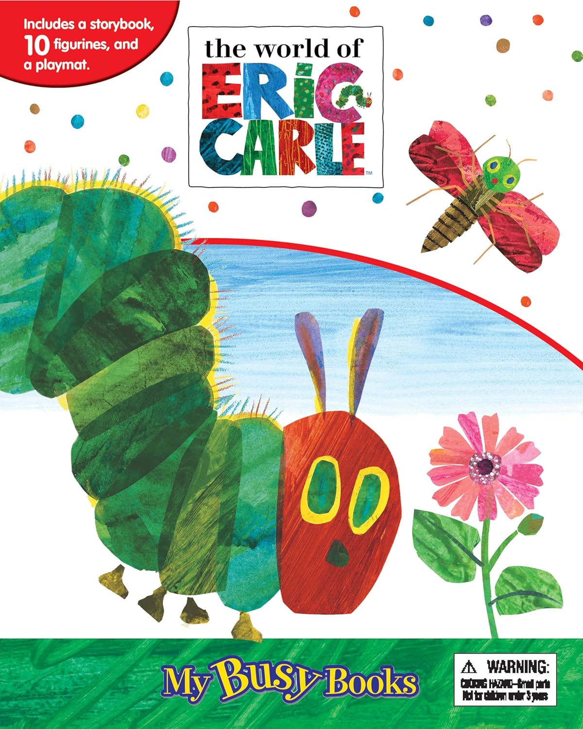 The World of Eric Carle My Busy Books - Storybook, 10 figurines, playmat
