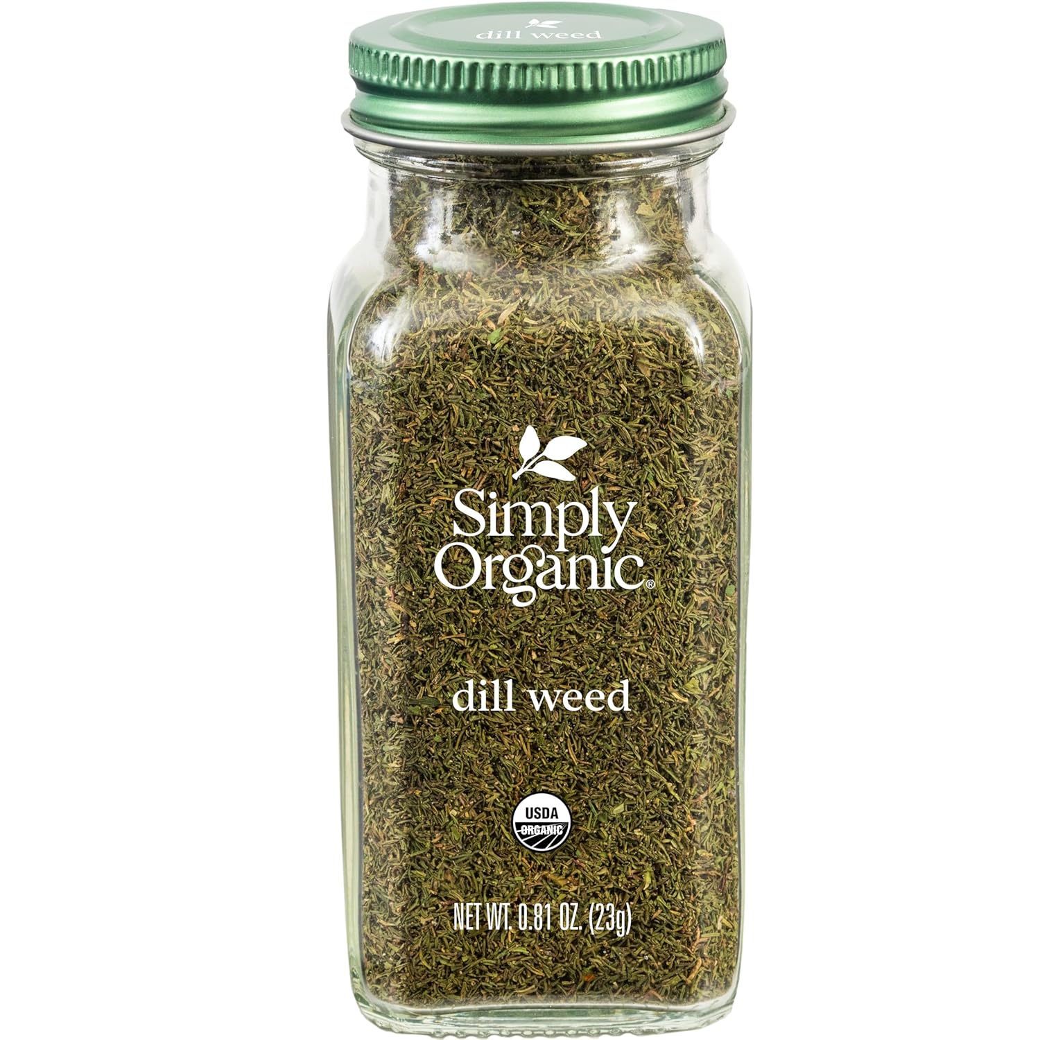 Simply Organic Dill Weed Cut & Sifted Certified Organic, 0.81-Ounce Container