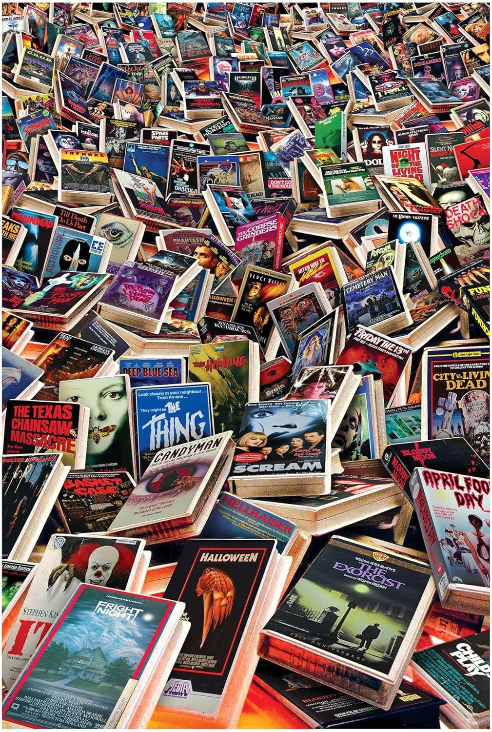 Horror VHS Cemetery 1000-Piece Jigsaw Puzzle | Toynk Exclusive