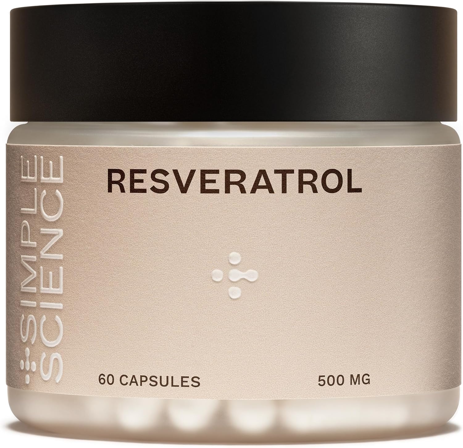 Resveratrol 500MG | 100% Pure Trans-Resveratrol | Antioxidant Supplement | 60 Capsules (60 Servings) | Lab Tested | Non-GMO | Biodegradable Packaging | Made in The UK