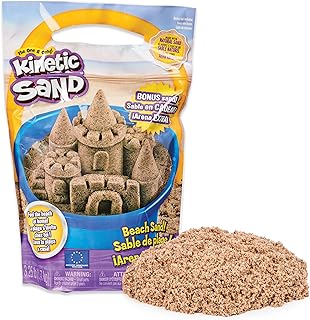 Kinetic Sand, 3.25lbs Beach Sand in Resealable Bag, Moldable Play Sand Sensory Toys, Christmas Gifts for Kids Ages 3+