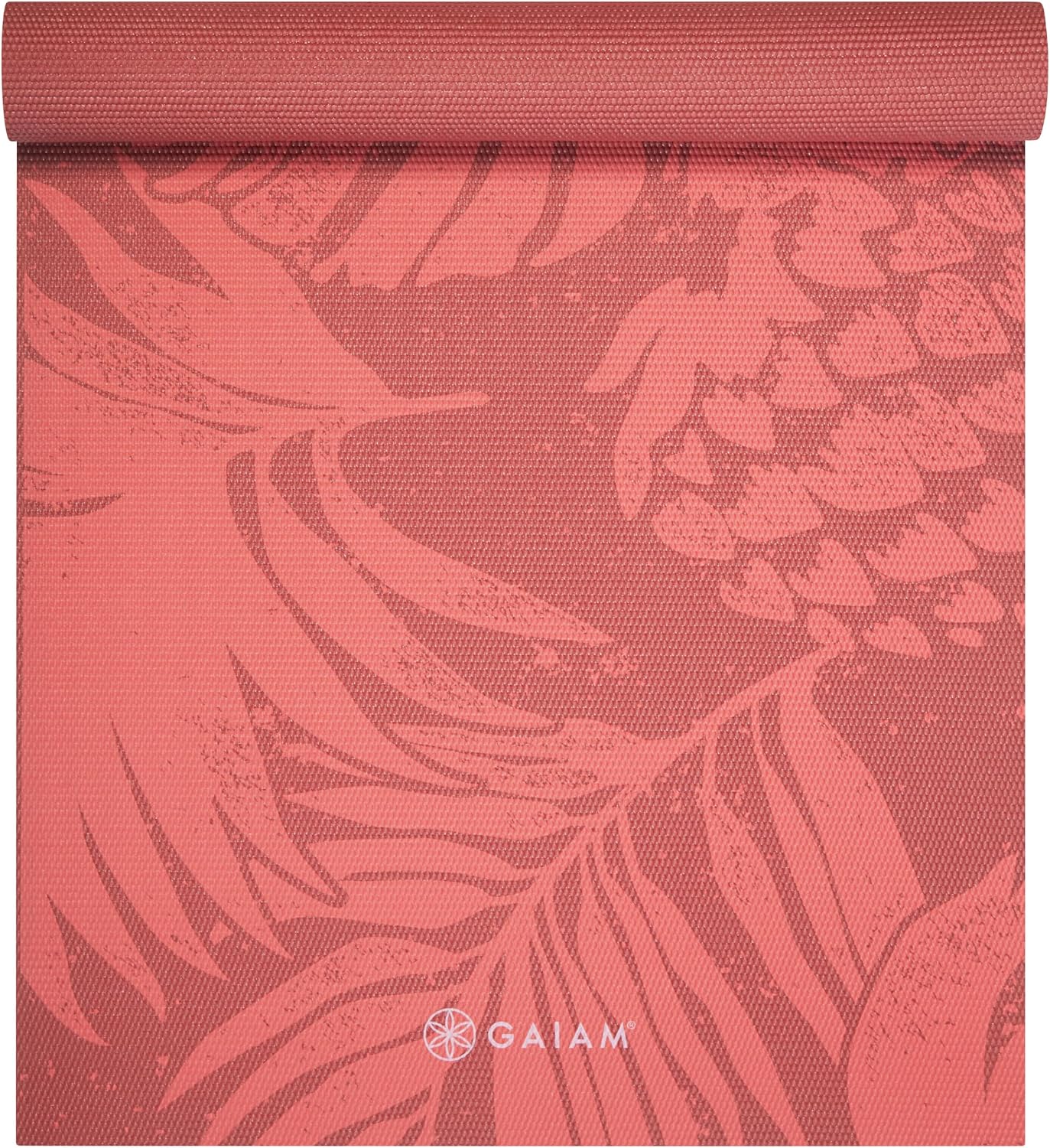 Gaiam Yoga Mat Classic Print, 4mm Non-Slip Mat